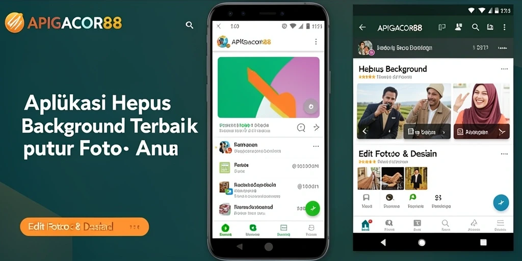 Screenshot antarmuka APIGACOR88 menampilkan proses hapus background yang sederhana.
