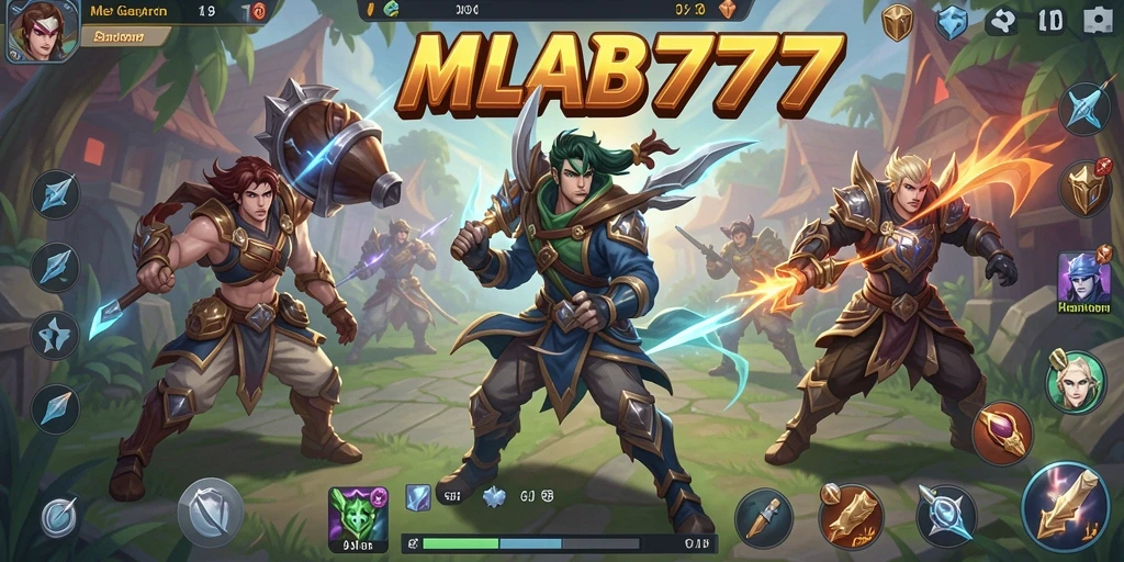 Tampilan menarik antarmuka MLBB777 saat bermain game Arcade.